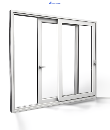 Cửa sổ mở lùa 2 cửa nhựa lõi thép