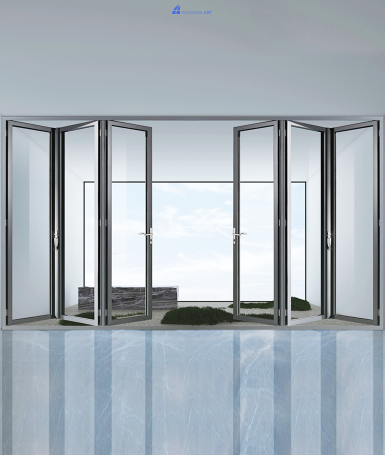 Xingfa cửa đi xếp trượt 6 cánh